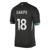 Officiële Voetbalshirt + Korte Broek Liverpool Gakpo 18 Uit 2024-25 - Kids